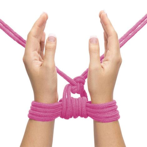 10 meters Fetish Bondage Rope Pink - 6