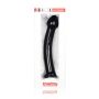 7.5"" Glass Romance Black - 3