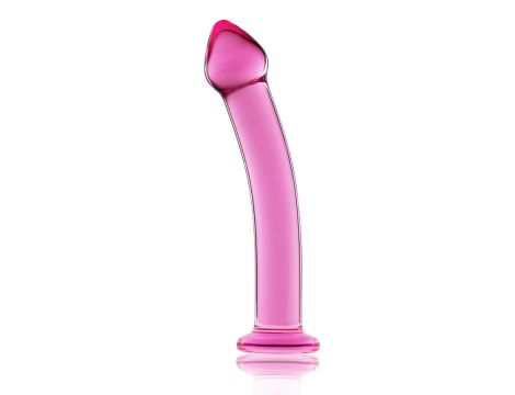 7.5"" Glass Romance Pink