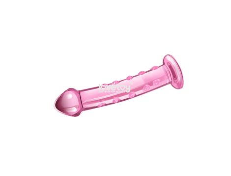 7.5"" Glass Romance Pink - 2