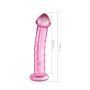 7.5"" Glass Romance Pink - 4