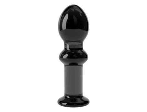 4.5"" Glass Romance Black