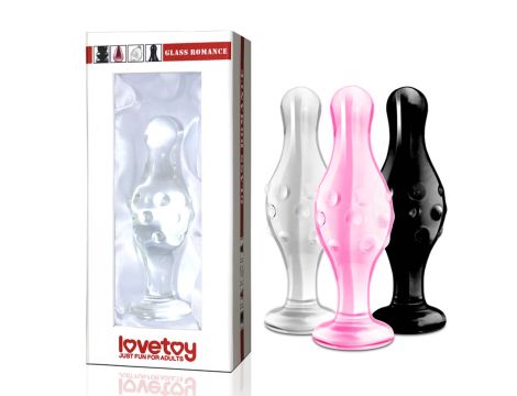 4.5"" Glass Romance Black