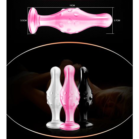 4.5"" Glass Romance Pink - 8