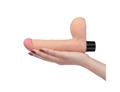 8"" REAL SOFTEE Vibrating Dildo - 6