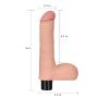 8"" REAL SOFTEE Vibrating Dildo - 8