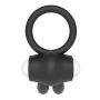 Power Clit Silicone Cockring Black - 6