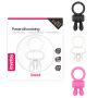 Power Clit Silicone Cockring Black - 8