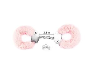 Fetish Pleasure Fluffy Handcuffs Pink - image 2