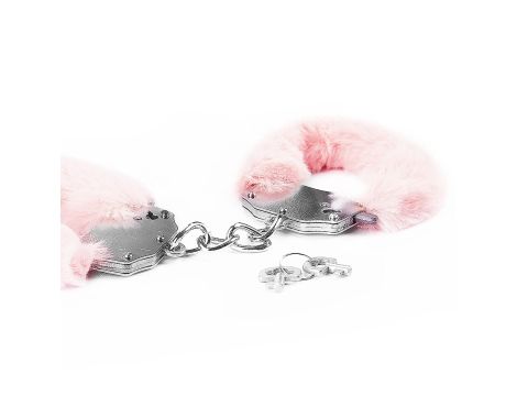 Fetish Pleasure Fluffy Handcuffs Pink - 3