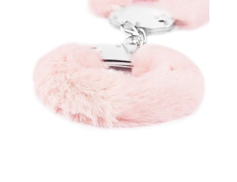 Fetish Pleasure Fluffy Handcuffs Pink - 4