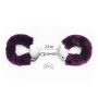 Fetish Pleasure Fluffy Handcuffs Purple - 3