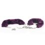 Fetish Pleasure Fluffy Handcuffs Purple - 4