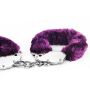 Fetish Pleasure Fluffy Handcuffs Purple - 6