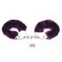 Fetish Pleasure Fluffy Handcuffs Purple - 7