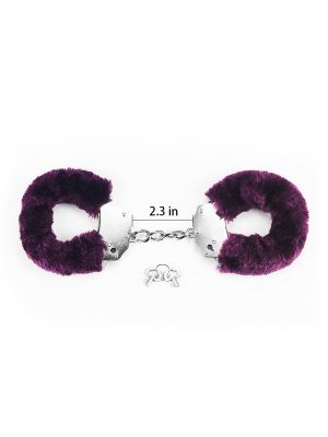 Fetish Pleasure Fluffy Handcuffs Purple - image 2