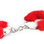 Fetish Pleasure Fluffy Handcuffs Red - 6