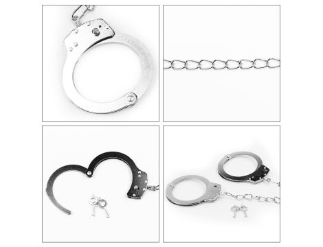 Fetish Pleasure Metal Leg Cuffs - 4