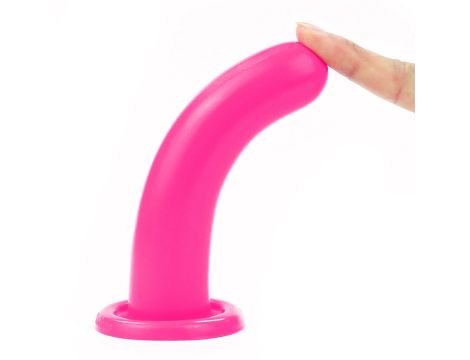 Silicone Holy Dong Medium Pink - 5