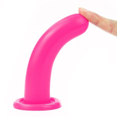 Silicone Holy Dong Medium Pink - 5