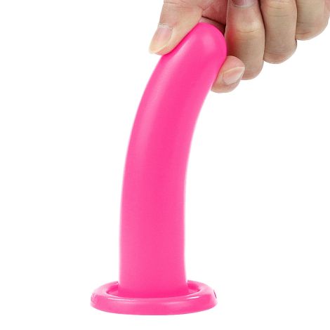 Silicone Holy Dong Medium Pink - 6