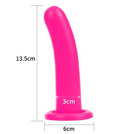 Silicone Holy Dong Medium Pink - 8