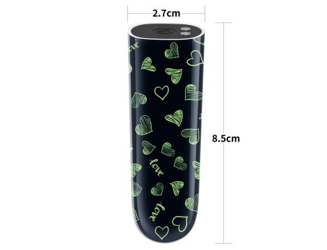 Rechargeable Glow-in-the-dark Heart Massager - 20