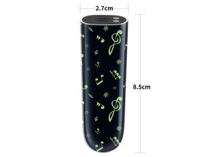 Rechargeable Glow-in-the-dark Music Massager - image 2