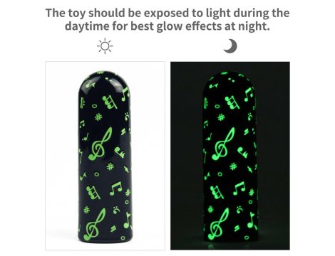 Rechargeable Glow-in-the-dark Music Massager - 18