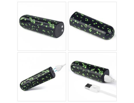 Rechargeable Glow-in-the-dark Music Massager - 19