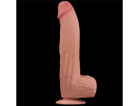 12'' King Sized Sliding Skin Dual Layer Dong - 19