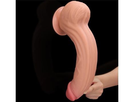 12'' King Sized Sliding Skin Dual Layer Dong - 11