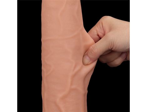 13.5'' King Sized Sliding Skin Dual Layer Dong - 15