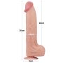 14'' King Sized Sliding Skin Dual Layer Dong - 4