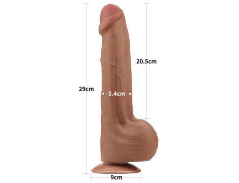 11.5'' King Sized Sliding Skin Dual Layer Dong Brown - 3