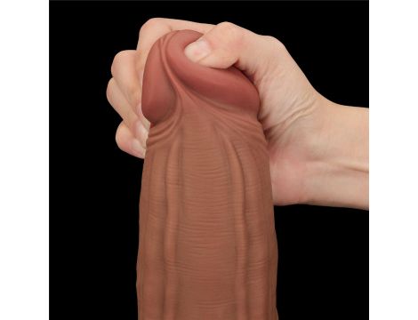 12'' King Sized Sliding Skin Dual Layer Dong Brown - 11