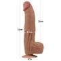 12'' King Sized Sliding Skin Dual Layer Dong Brown - 4