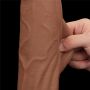 12'' King Sized Sliding Skin Dual Layer Dong Brown - 16