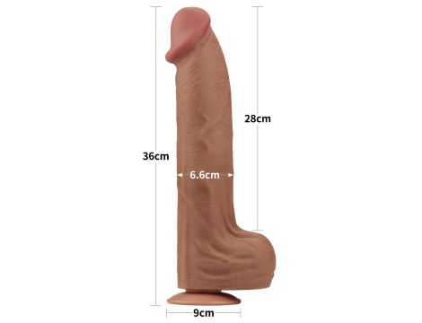 14'' King Sized Sliding Skin Dual Layer Dong Brown - 3