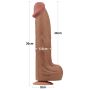 14'' King Sized Sliding Skin Dual Layer Dong Brown - 4