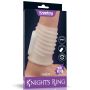 Vibrating Spiral Knights Ring (White) - 2