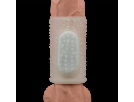 Vibrating Drip Knights Ring (White) - 4