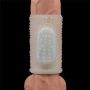 Vibrating Drip Knights Ring (White) - 5