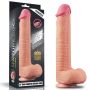 12"" Dual Layered Platinum Silicone Cock - 2