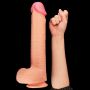 12"" Dual Layered Platinum Silicone Cock - 8