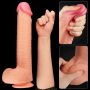 12"" Dual Layered Platinum Silicone Cock - 13