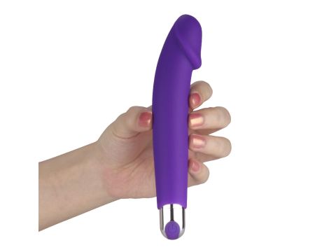 Rechargeable IJOY Silicone Dildo - 2