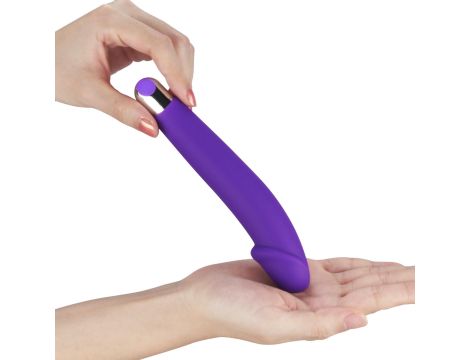 Rechargeable IJOY Silicone Dildo - 5