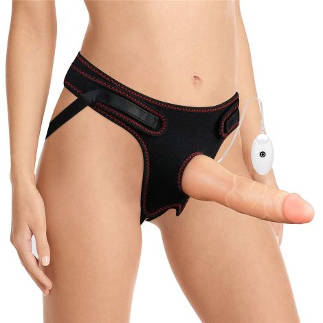 Vibrating Easy Strapon Set 7.5'' - 2