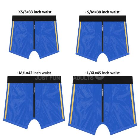 Chic Strap-On shorts (28 - 31 inch waist) Blue - 6